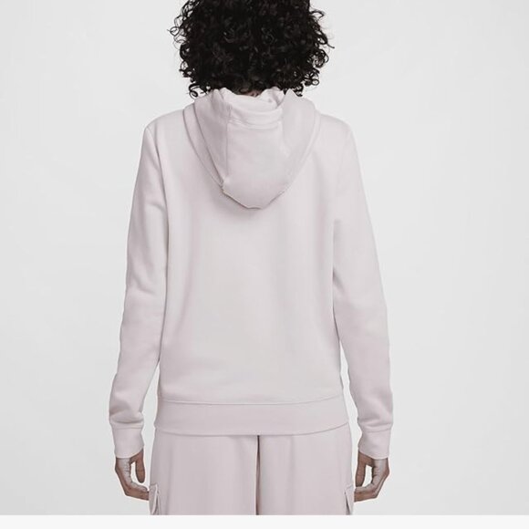 Nike Sportswear Club Fleece Women's Pullover Hoodie Platinum Violet - Picture 2 of 4